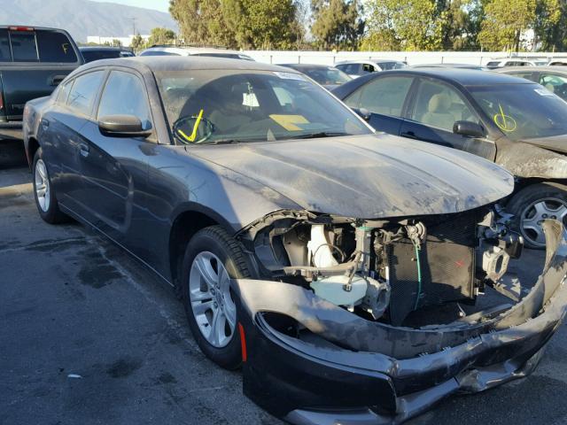 2C3CDXBG7JH129441 - 2018 DODGE CHARGER SX GRAY photo 1