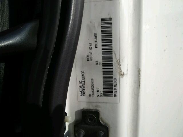 3HSDJSJR9DN246539 - 2013 INTERNATIONAL PROSTAR თეთრი ფოტო 10