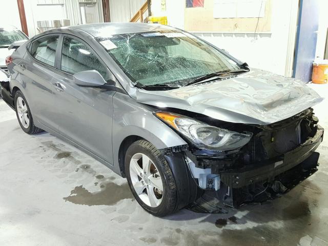 5NPDH4AE8DH383111 - 2013 HYUNDAI ELANTRA GL GRAY photo 1