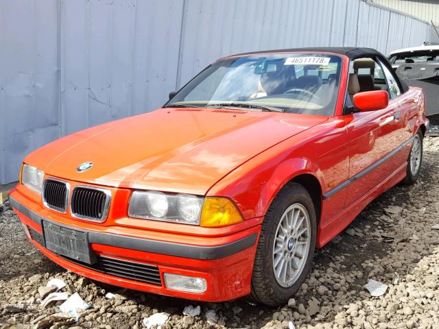 WBABK8326WEY87854 - 1998 BMW 328 IC AUT RED photo 2