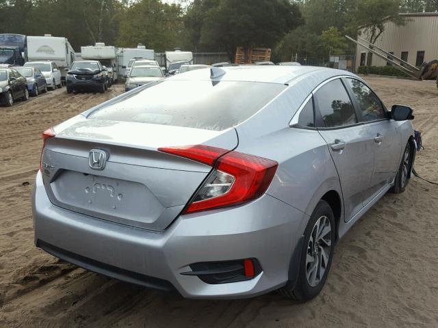 19XFC2F76HE013128 - 2017 HONDA CIVIC EX SILVER photo 4