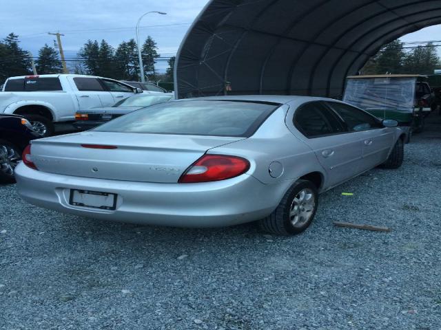 1C3ES46C92D540018 - 2002 CHRYSLER NEON LE SILVER photo 4