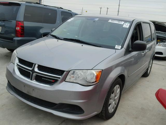 2C4RDGBG7ER356098 - 2014 DODGE GRAND CARA GRAY photo 2