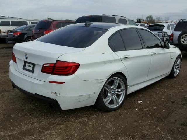 WBAFU7C51DDU70032 - 2013 BMW 535 XI WHITE photo 4