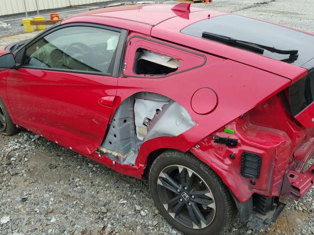 JHMZF1C68FS003641 - 2015 HONDA CR-Z EX RED photo 9