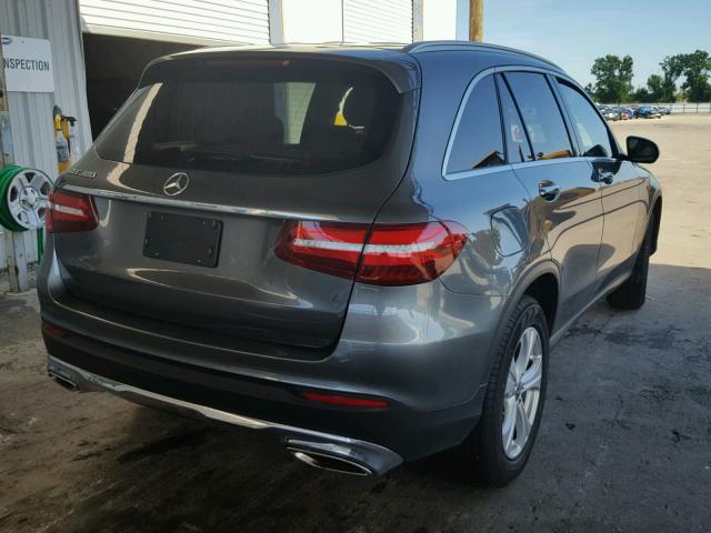 WDC0G4JB1JV079941 - 2018 MERCEDES-BENZ GLC 300 GRAY photo 4