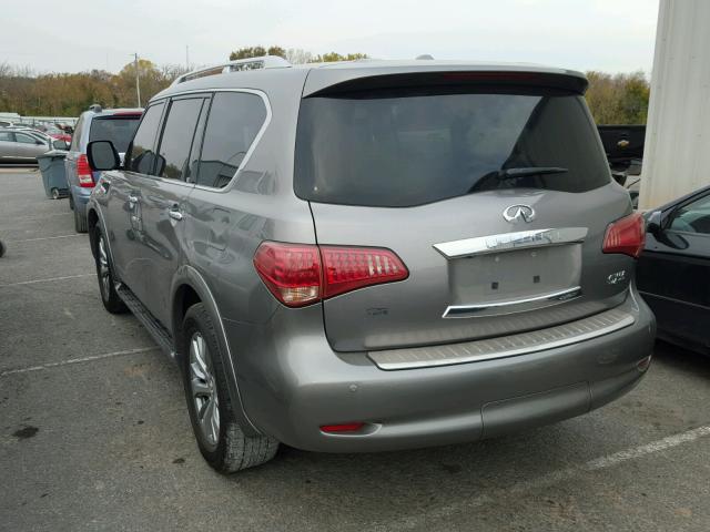 JN8AZ2NE3C9015557 - 2012 INFINITI QX56 GRAY photo 3