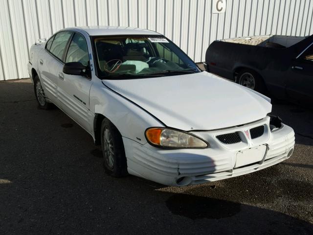 1G2NE52E0XC524887 - 1999 PONTIAC GRAND AM S 白色 照片 1