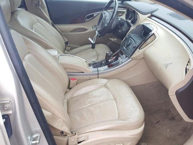 1G4GC5ED5BF123660 - 2011 BUICK LACROSSE C TAN photo 5