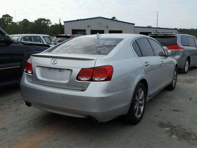 JTHCE96S280014889 - 2008 LEXUS GS 350 SILVER photo 4