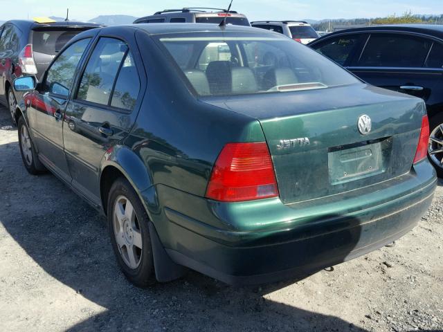 3VWSA29M9YM109456 - 2000 VOLKSWAGEN JETTA GLS GREEN photo 3