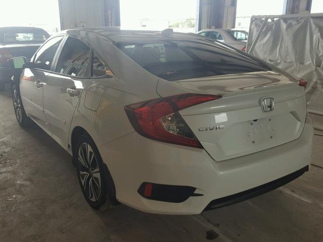19XFC1F77JE001683 - 2018 HONDA CIVIC EXL WHITE photo 3