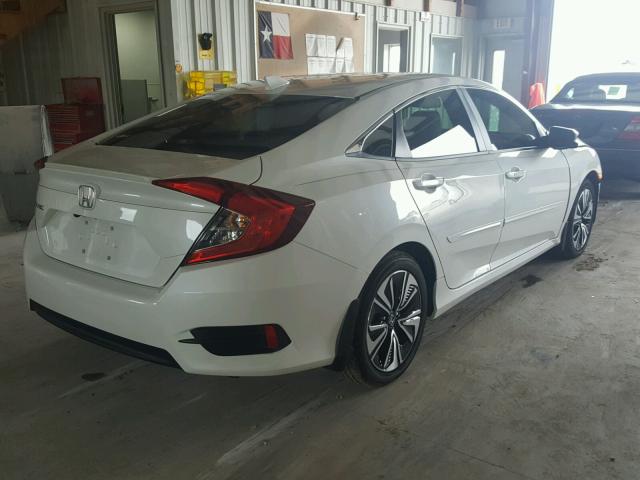 19XFC1F77JE001683 - 2018 HONDA CIVIC EXL WHITE photo 4