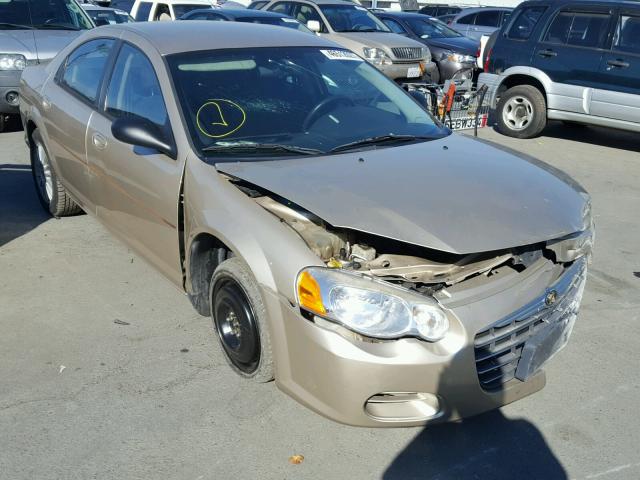 1C3EL46X96N274449 - 2006 CHRYSLER SEBRING GOLD photo 1