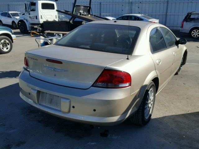 1C3EL46X96N274449 - 2006 CHRYSLER SEBRING GOLD photo 4