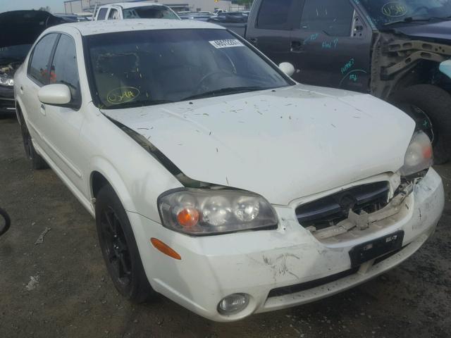 JN1DA31D62T412946 - 2002 NISSAN MAXIMA GLE WHITE photo 1