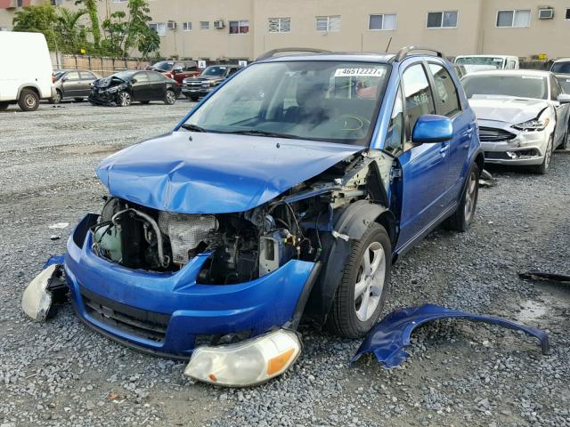 JS2YB413275103016 - 2007 SUZUKI SX4 BLUE photo 2