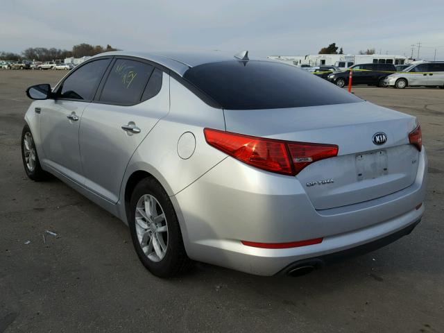 KNAGM4A71D5352323 - 2013 KIA OPTIMA LX GRAY photo 3