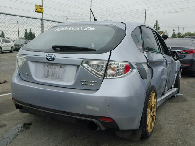 JF1GR7E60EG221869 - 2014 SUBARU IMPREZA WR SILVER photo 4