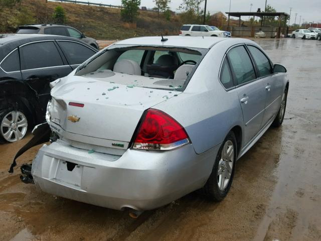 2G1WG5E33D1232472 - 2013 CHEVROLET IMPALA LT SILVER photo 4