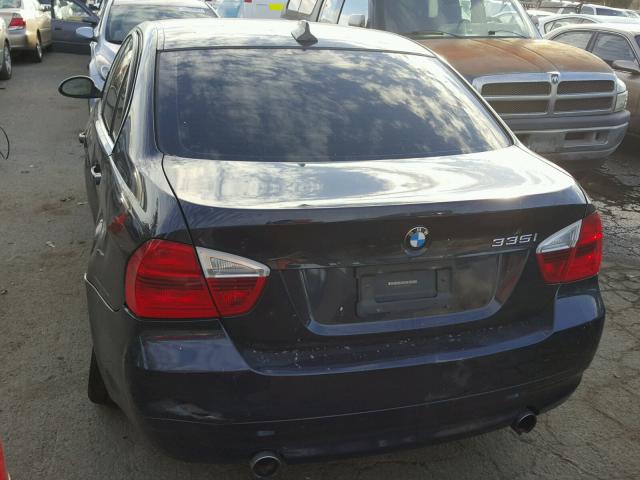 WBAVB77568NH79087 - 2008 BMW 335 I BLUE photo 3