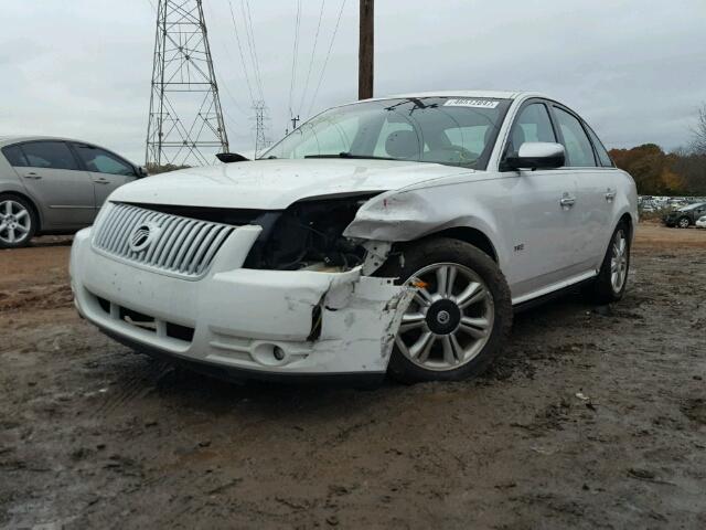 1MEHM42W48G606581 - 2008 MERCURY SABLE WHITE photo 2