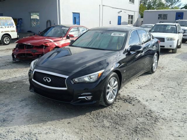 JN1EV7AP8HM731908 - 2017 INFINITI Q50 BLACK photo 2
