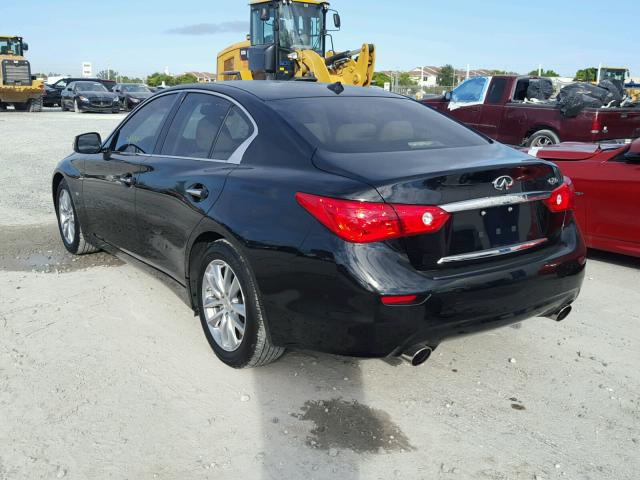 JN1EV7AP8HM731908 - 2017 INFINITI Q50 BLACK photo 3