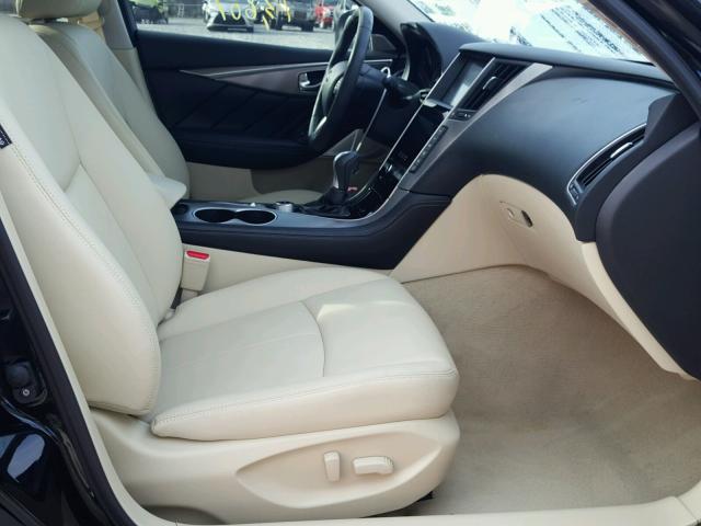 JN1EV7AP8HM731908 - 2017 INFINITI Q50 BLACK photo 5