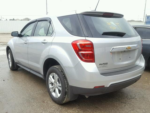 2GNALBEK9H1526474 - 2017 CHEVROLET EQUINOX LS SILVER photo 3