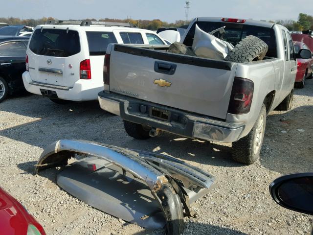 2GCEC19J071562347 - 2007 CHEVROLET SILVERADO SILVER photo 4