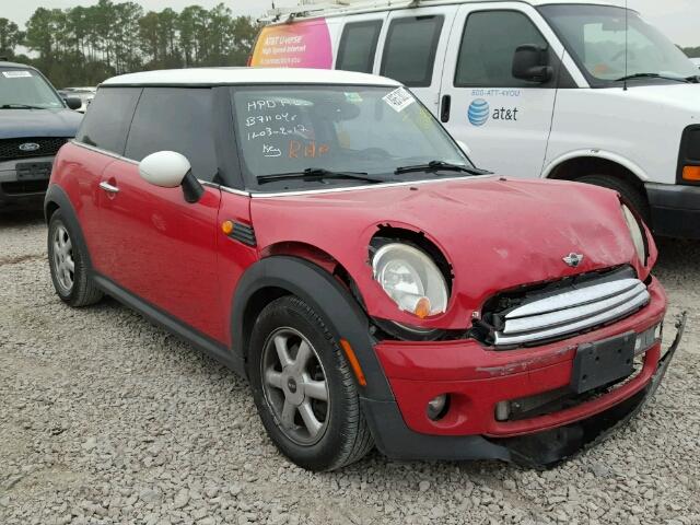 WMWMF33539TU74610 - 2009 MINI COOPER RED photo 1