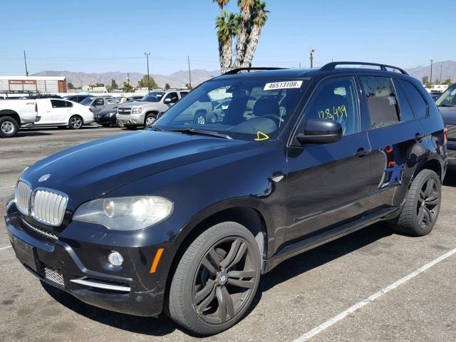 5UXFE83579L169962 - 2009 BMW X5 XDRIVE4 BLACK photo 2