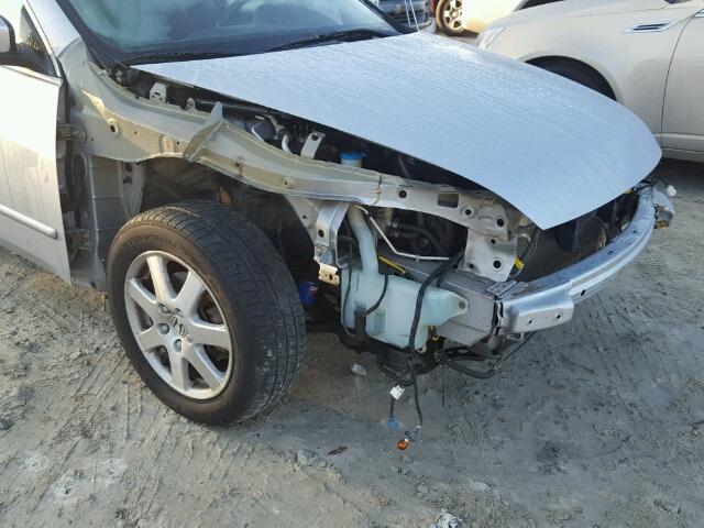 1HGCM66595A069392 - 2005 HONDA ACCORD EX SILVER photo 9