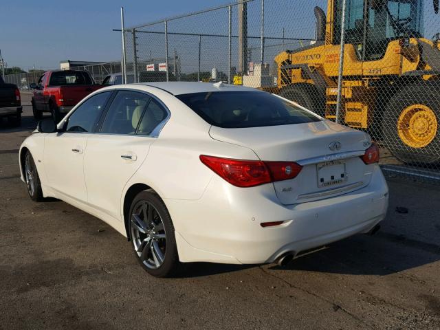 JN1EV7AR6HM832284 - 2017 INFINITI Q50 PREMIU WHITE photo 3