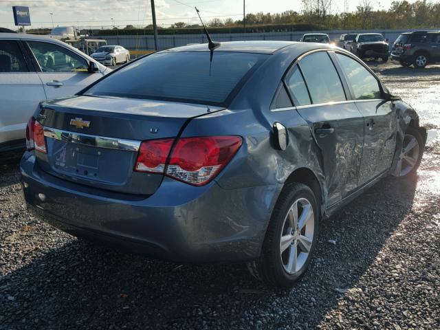 1G1PG5SC8C7334487 - 2012 CHEVROLET CRUZE LT BLUE photo 4