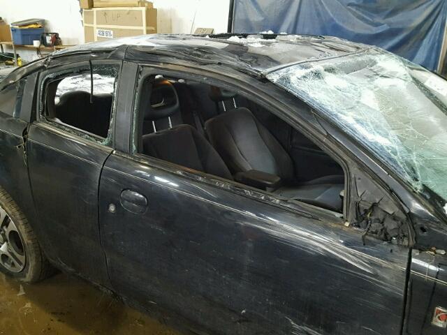 1G8AV12F75Z177624 - 2005 SATURN ION LEVEL BLACK photo 9