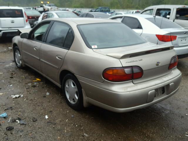 1G1NE52JXY6203750 - 2000 CHEVROLET MALIBU LS ოქროსფერი ფოტო 3