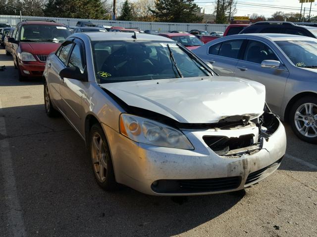 1G2ZG57N284115225 - 2008 PONTIAC G6 BASE SILVER photo 1