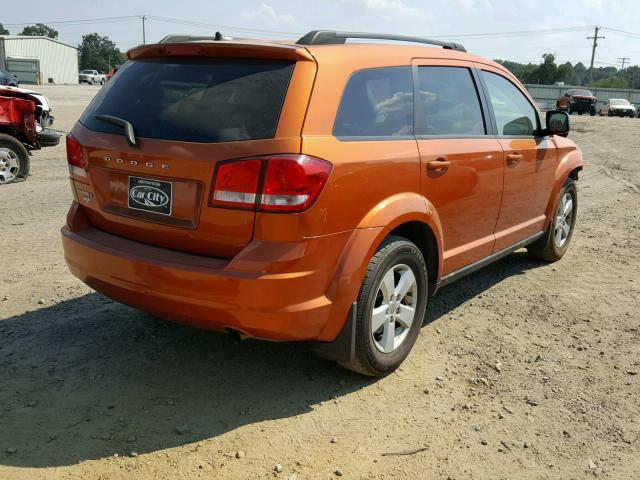 3D4PG4FB7BT514740 - 2011 DODGE JOURNEY EX ORANGE photo 4