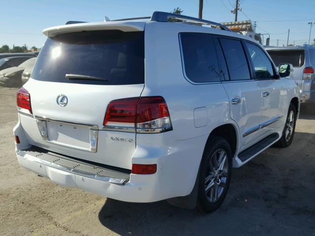 JTJHY7AX4E4156779 - 2014 LEXUS LX 570 WHITE photo 4