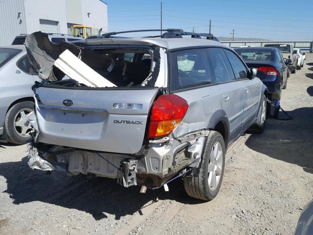 4S4BP62C166357526 - 2006 SUBARU LEGACY OUT SILVER photo 4