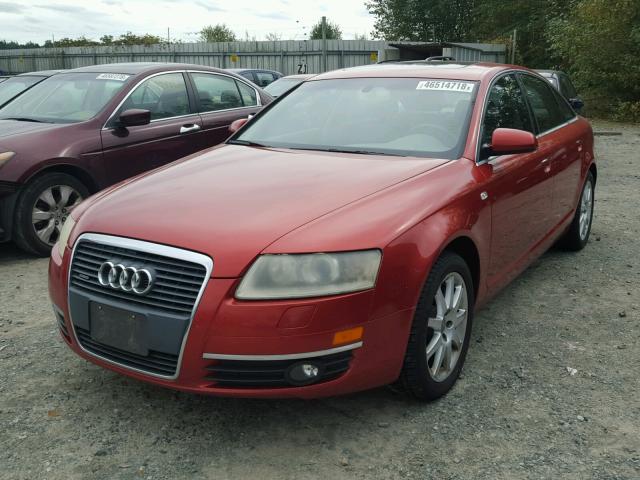 WAUDG94F65N089757 - 2005 AUDI A6 3.2 QUA RED photo 2