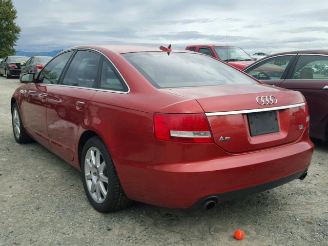 WAUDG94F65N089757 - 2005 AUDI A6 3.2 QUA RED photo 3