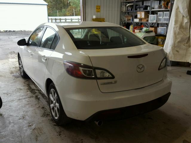 JM1BL1VG0B1375914 - 2011 MAZDA 3 I WHITE photo 3