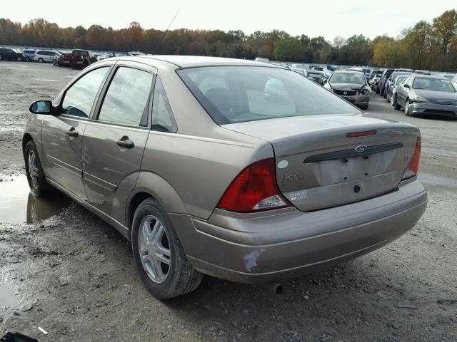 1FAFP34P73W279839 - 2003 FORD FOCUS SE TAN photo 3