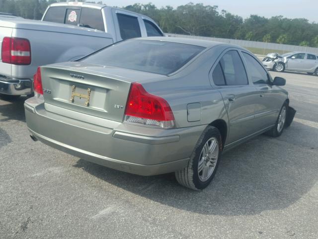 YV1RS592762536065 - 2006 VOLVO S60 2.5T GREEN photo 4