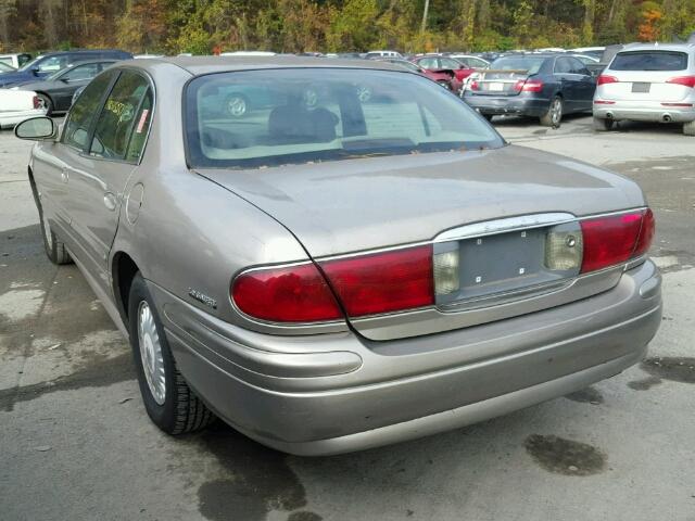 1G4HP54K014291158 - 2001 BUICK LESABRE CU BEIGE photo 3