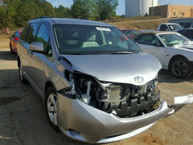 5TDKK3DC7DS285114 - 2013 TOYOTA SIENNA LE SILVER photo 1