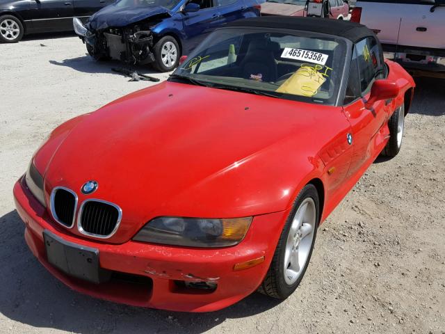 4USCJ3323VLC08580 - 1997 BMW Z3 2.8 RED photo 2